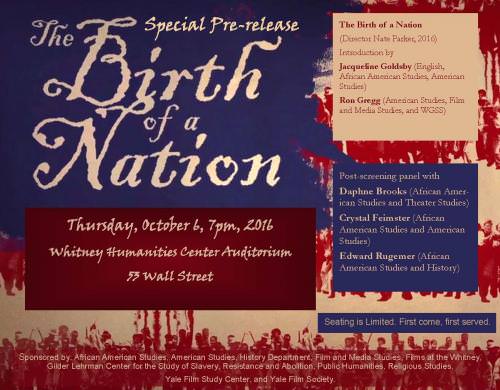 Screening of Nate Parker's The Birth of a Nation