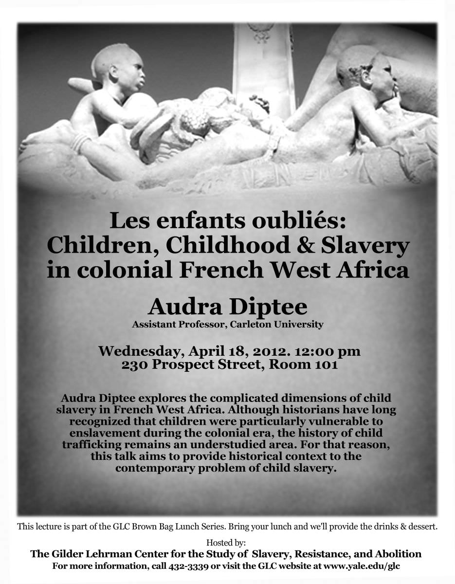 Children as Commodities: Child Slavery in Colonial Benin, 1890