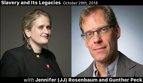 Slavery and Its Legacies Podcast Episode - Jennifer (JJ) Rosenbaum and Gunther Peck on Labor and Human Trafficking
